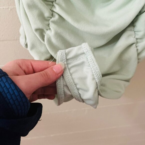 PrettyLittleThing Sage Green Ruched Bodysuit SZ 8 - Picture 7 of 11